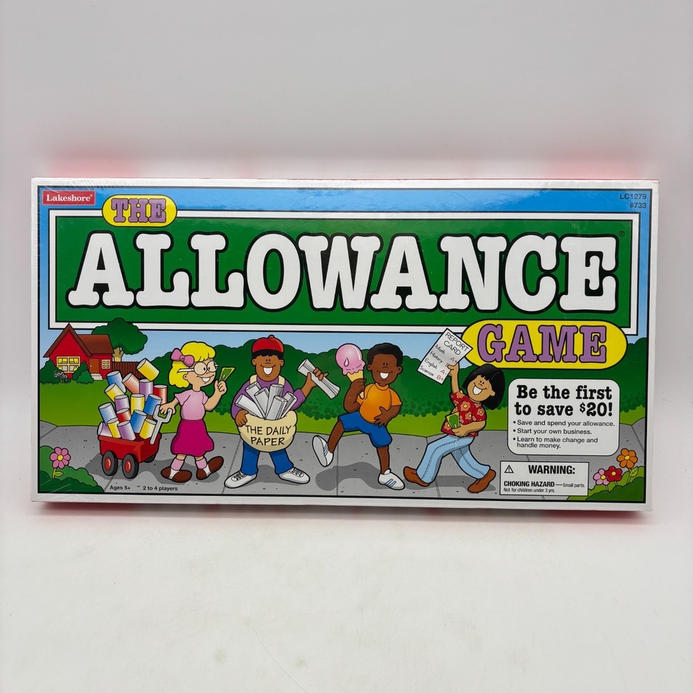 The Allowance Game Board Game SEALED Lakeshore Kids Educational Finance